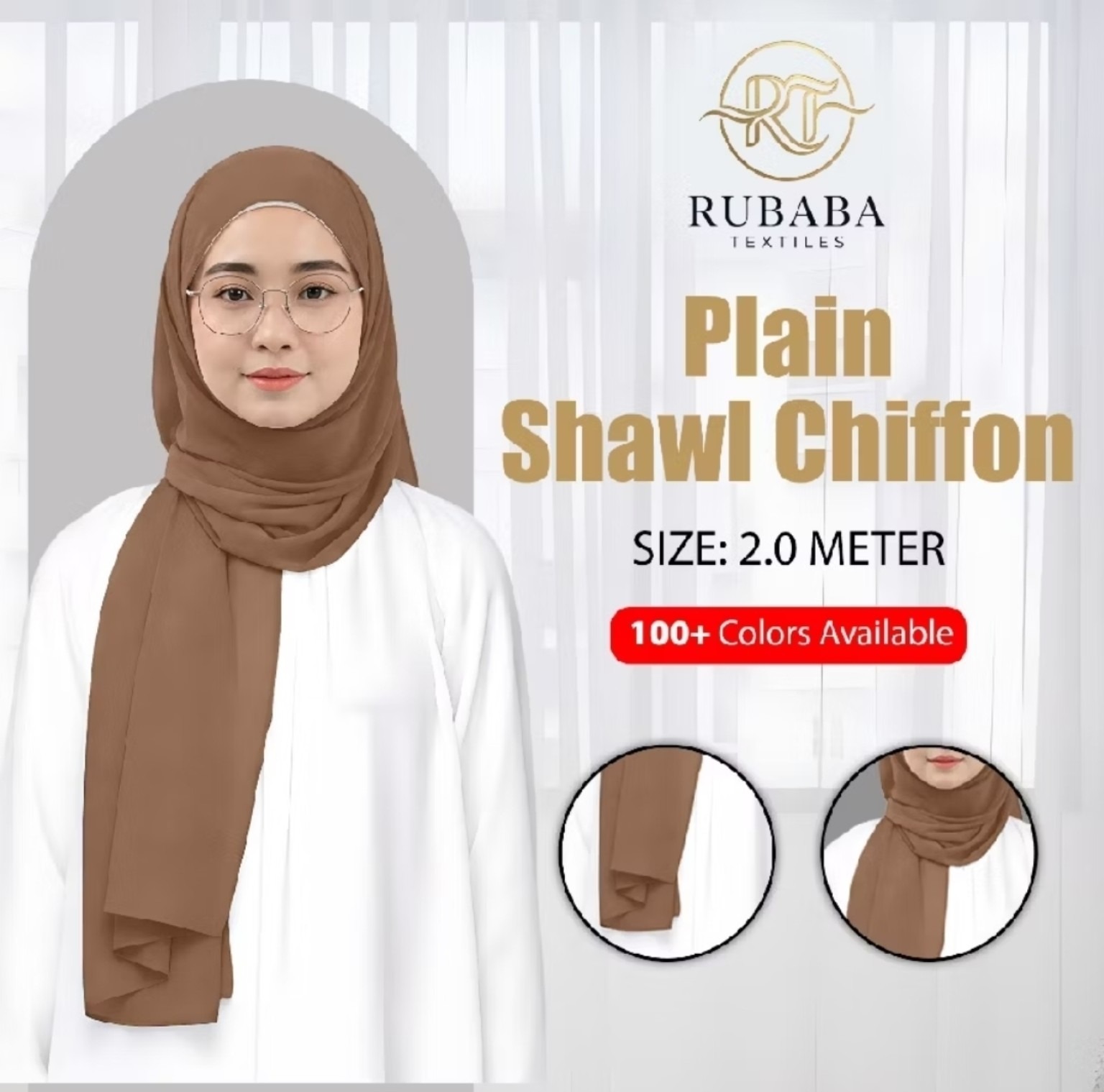 Shawl Heavy Chiffon 2 Meter