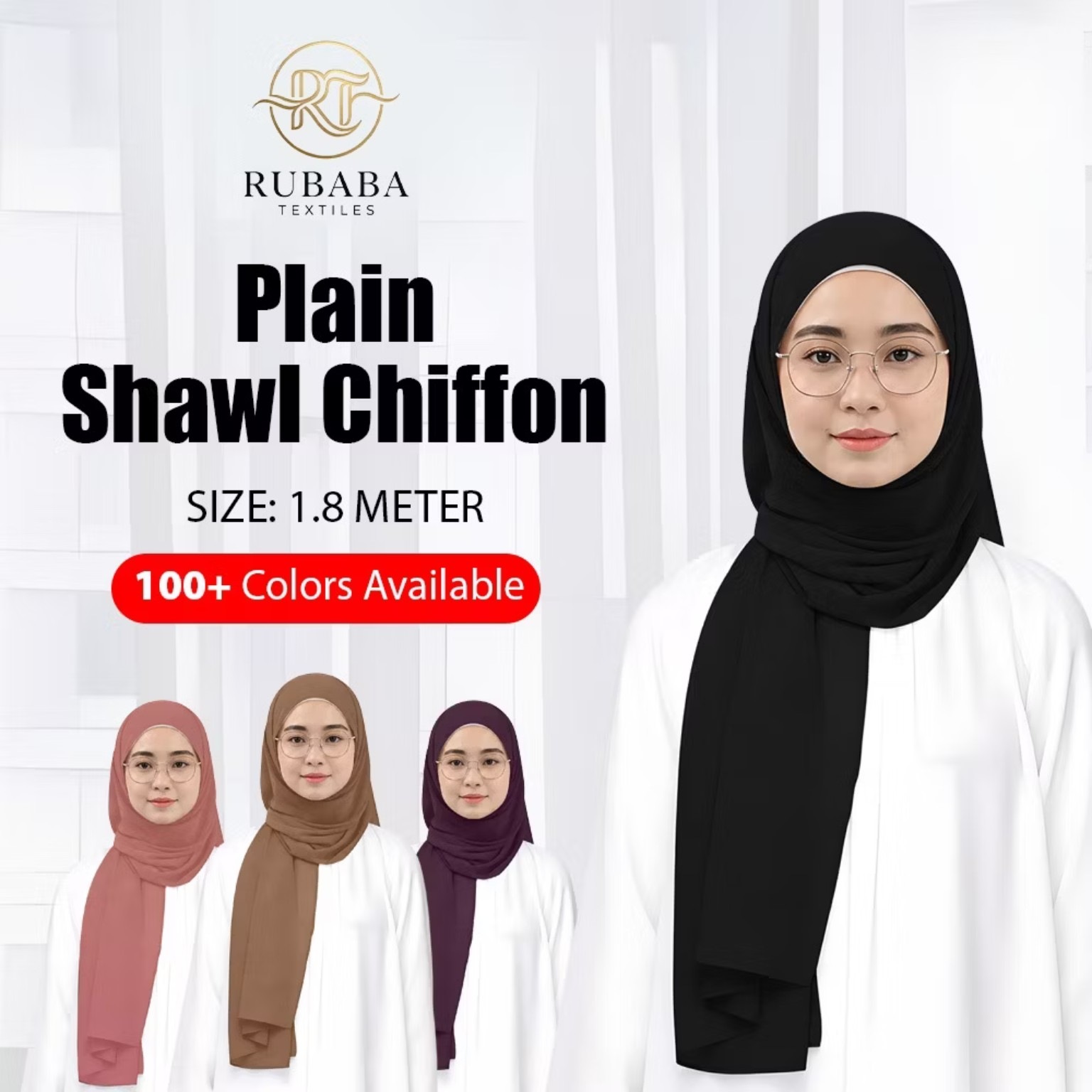 Plain Shawl Chiffon